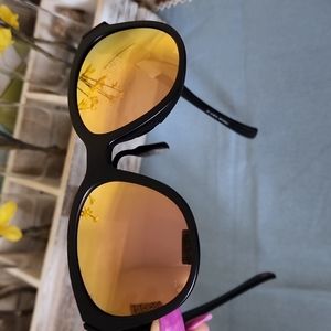 Oakley mirrored sunglasses.